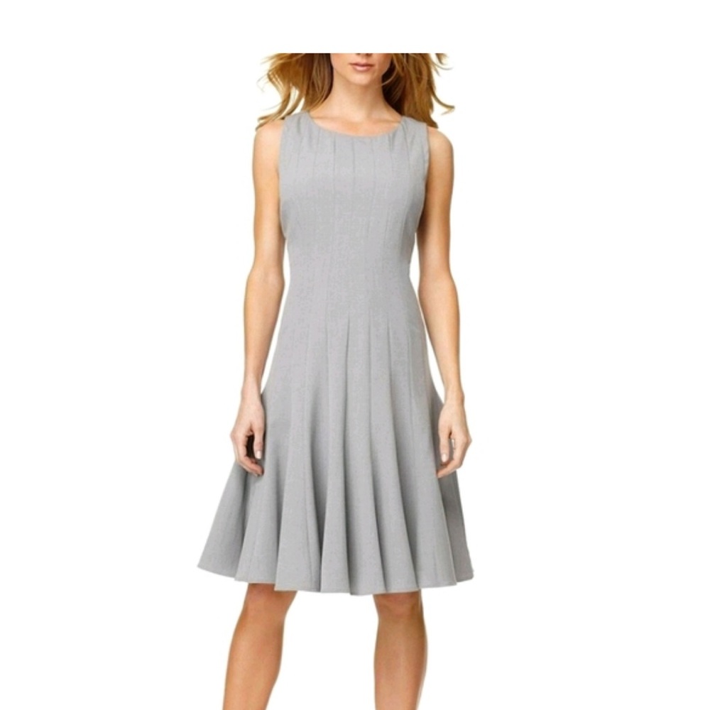 Calvin Klein Gray Midi Dress